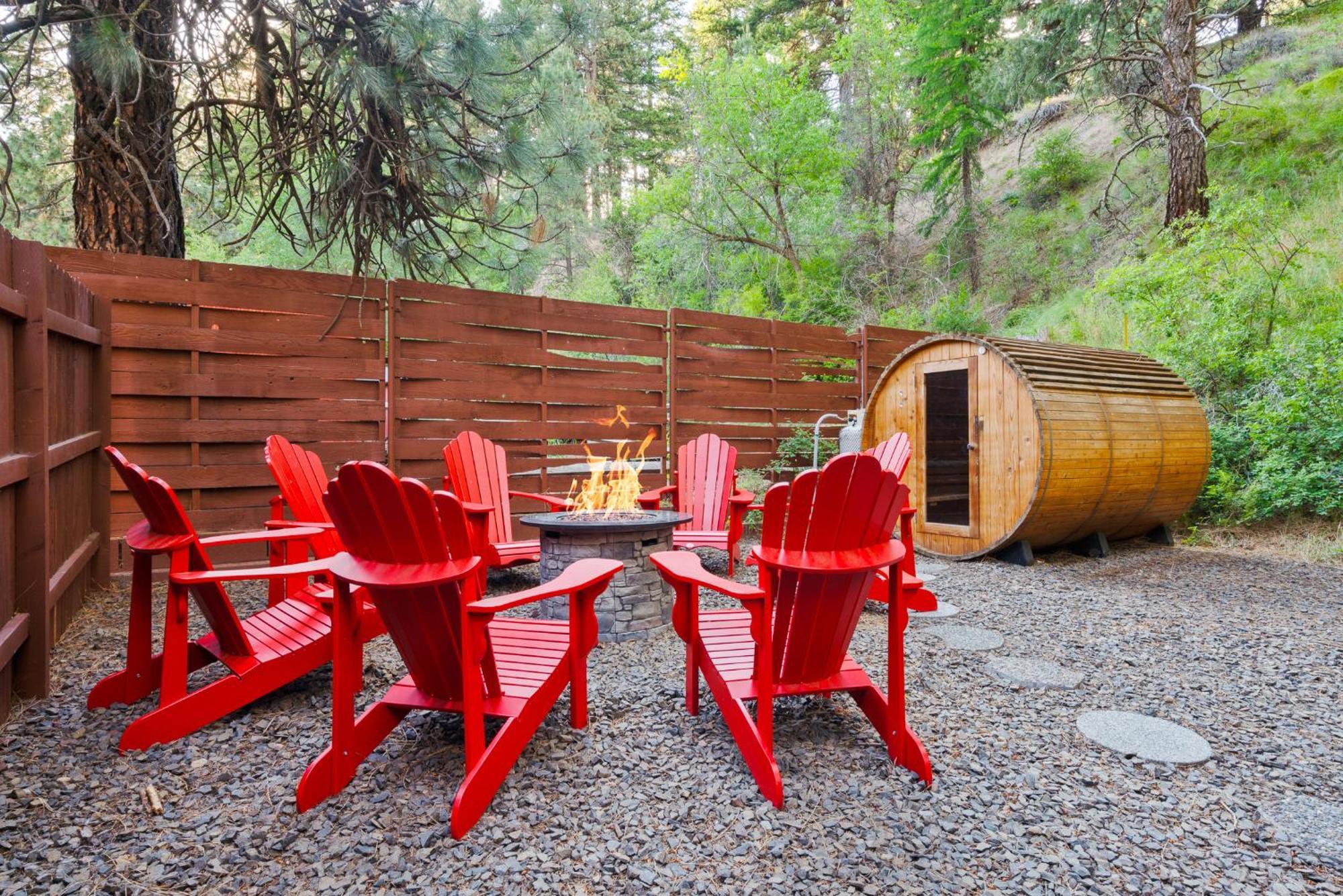 White Pass Log Cabin Luxury Retreat Rimrock Exteriör bild